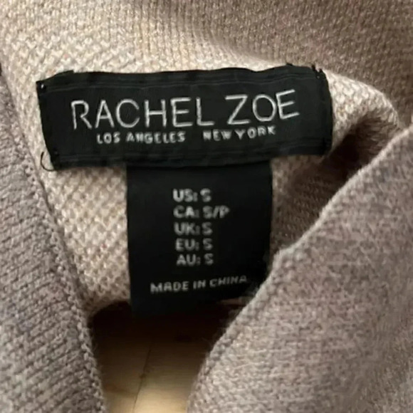 Rachel Zoe NWT plaid cashmere sweater size Small - Picture 5 of 6